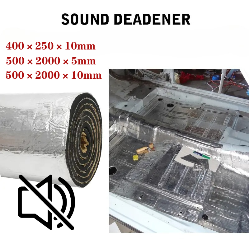 Aluminum Foil Heavy Duty - 2000*500/250*400mm 5/10mm Car Sound Mat Proofing