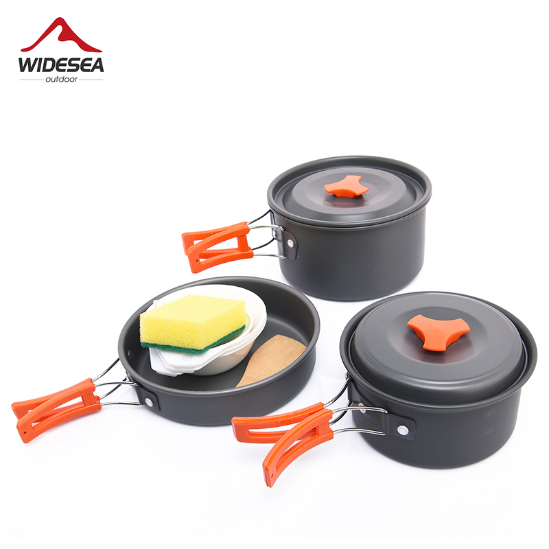 Camping Cooking Cutlery Set - Widesea Camping Outdoor Cookware Set Tableware