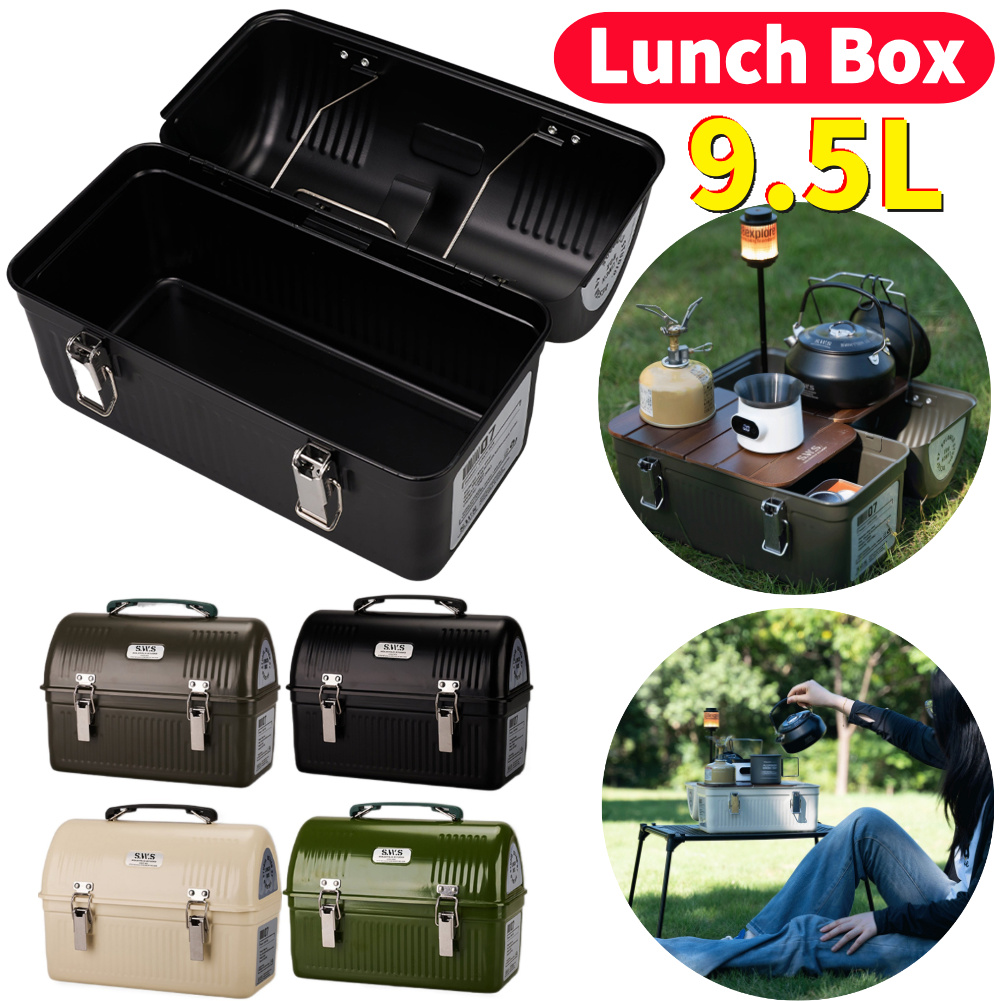9.5L Vintage Camping Metal Lun - огляд і ціна Camping Cooking Box