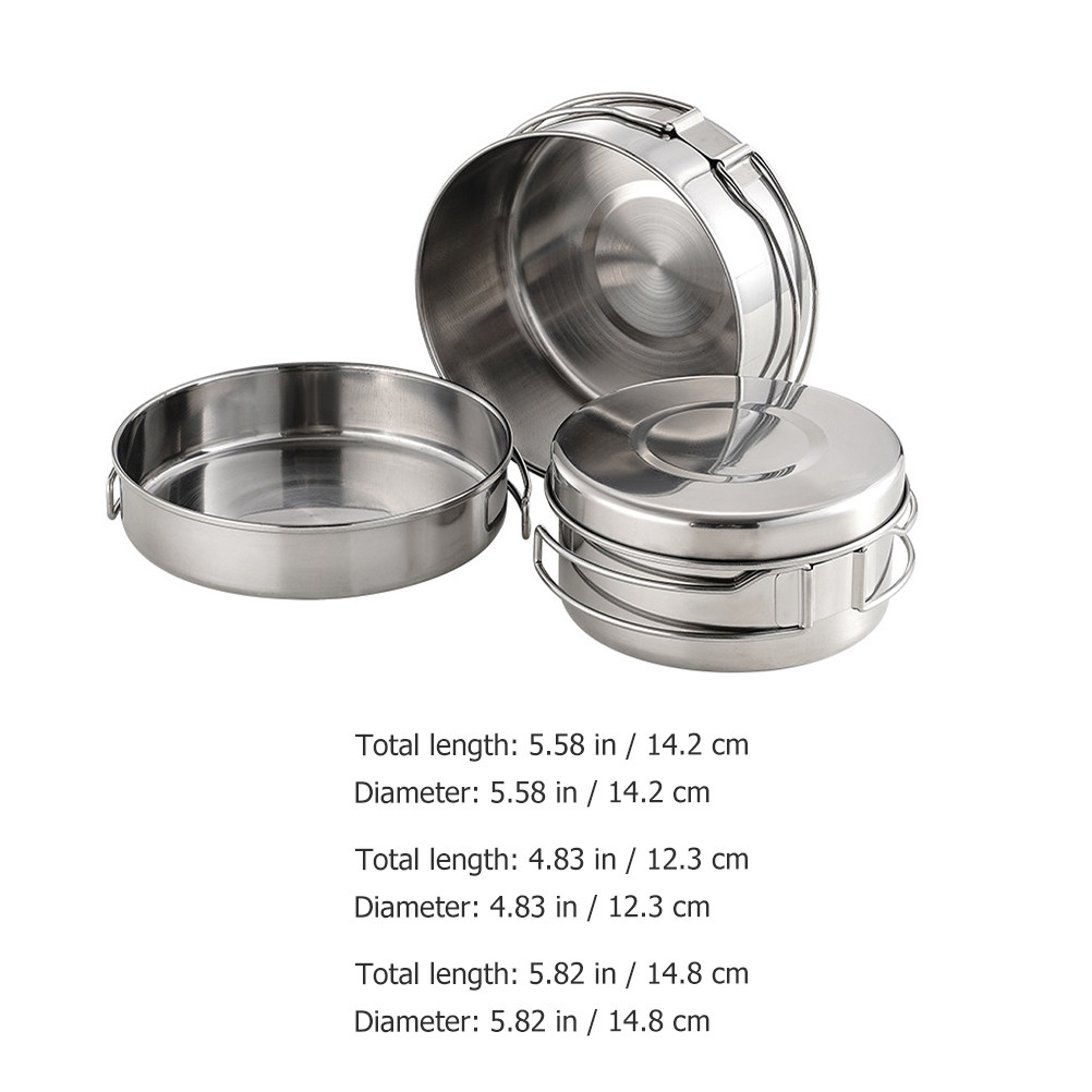 1Set Outdoor Stainless Steel C - огляд і ціна Camping Outdoor Cooking Set