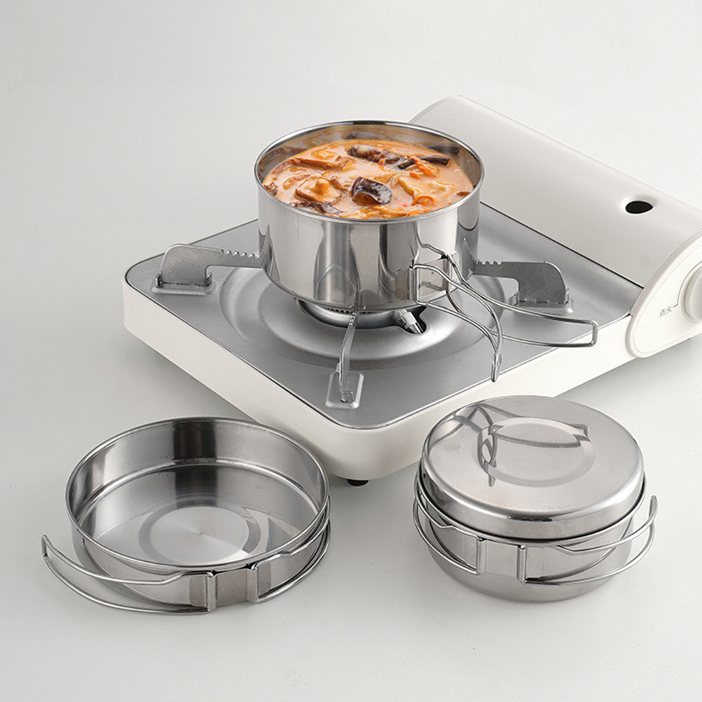 1Set Outdoor Stainless Steel C - огляд і ціна Camping Outdoor Cooking Set