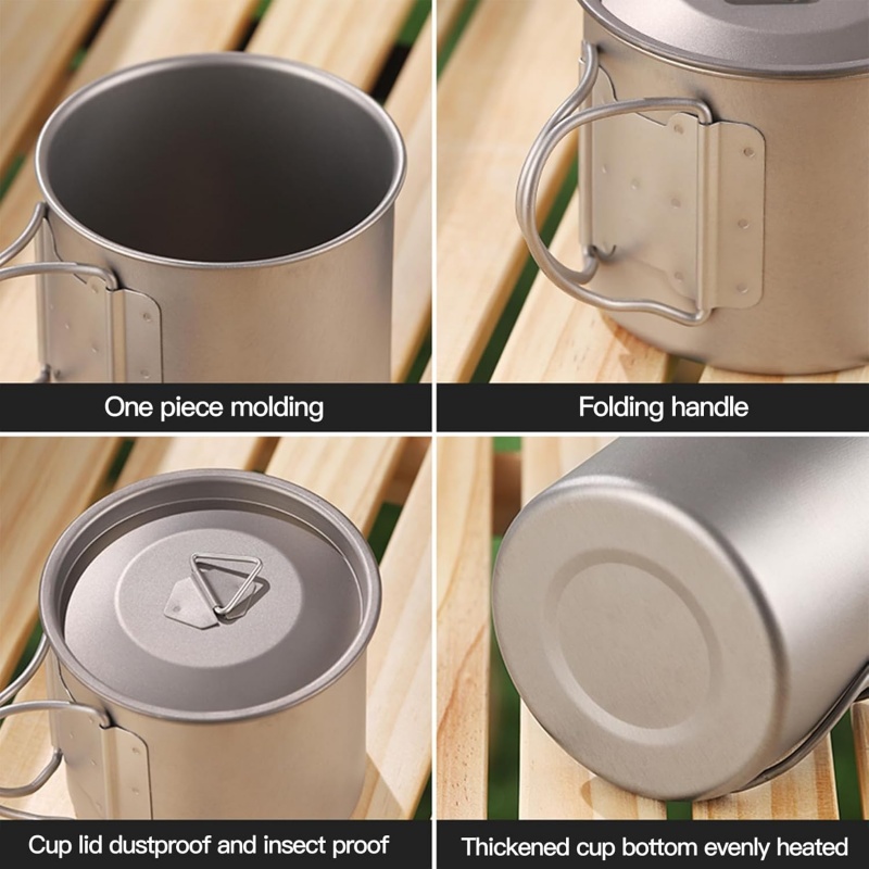 Titanium Camping Mug with Fold - огляд і ціна Camping Cooking Roll