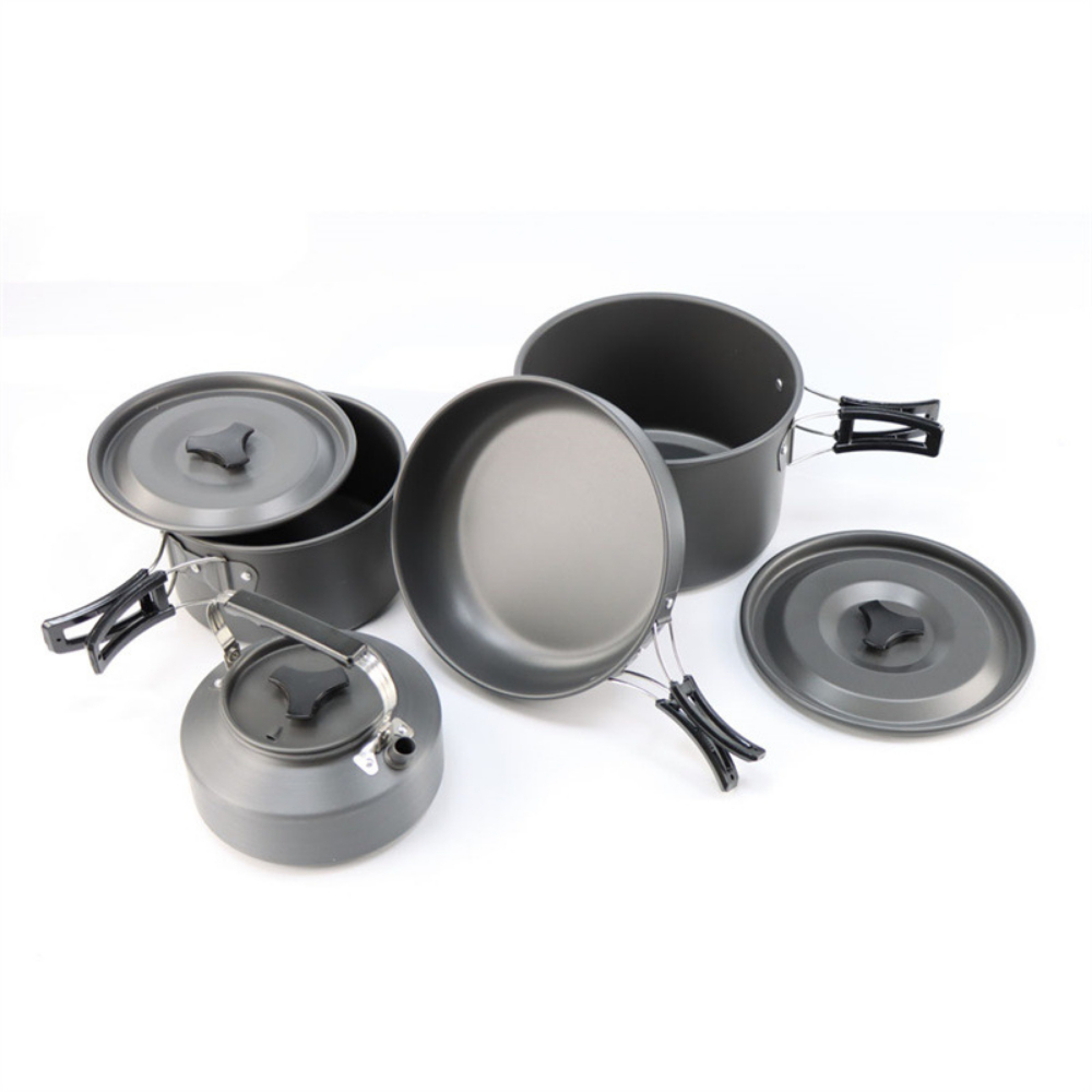 Lightweight Aluminum Alloy Out - огляд і ціна Nesting Camping Cooking Set