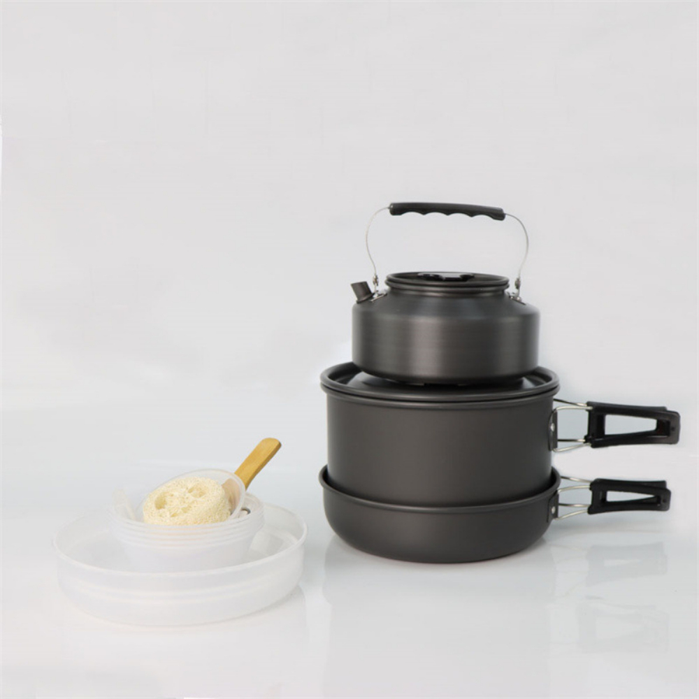 Lightweight Aluminum Alloy Out - огляд і ціна Nesting Camping Cooking Set