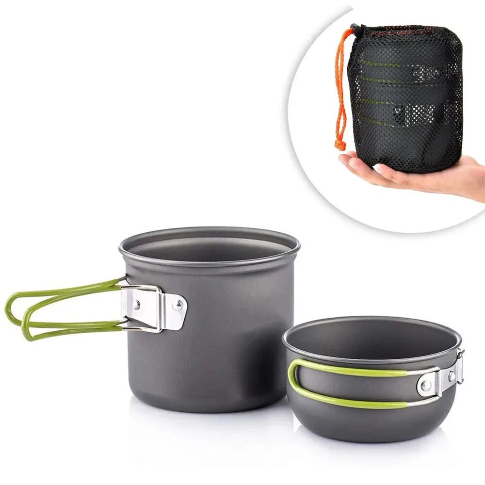 Camping Cookware Mess Kit Ultr - огляд і ціна Camping Cooking Essentials