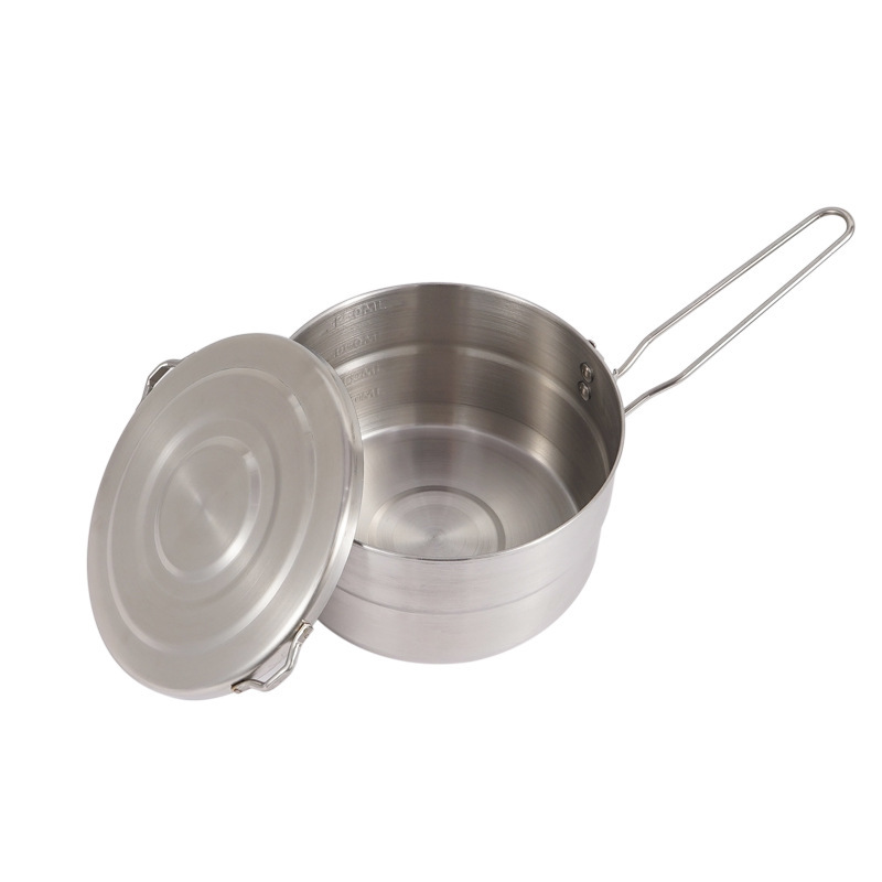 Outdoor Stainless Steel Cookin - огляд і ціна Camping Cooking Pot With Lid