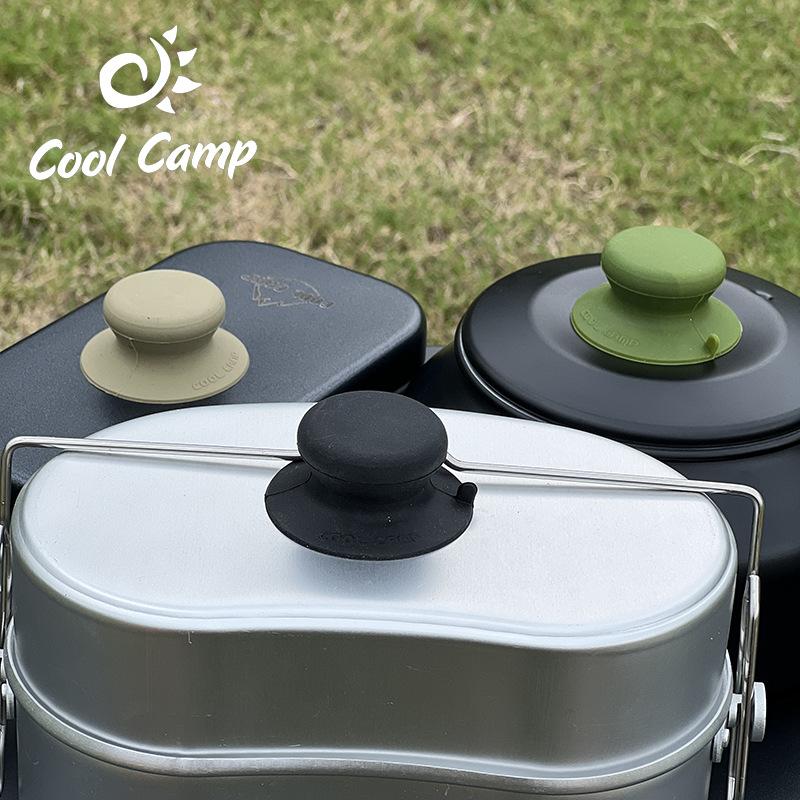 1PC Silicone Pot Lid Knob 4.9c - огляд і ціна Camping Cooking Pot With Lid