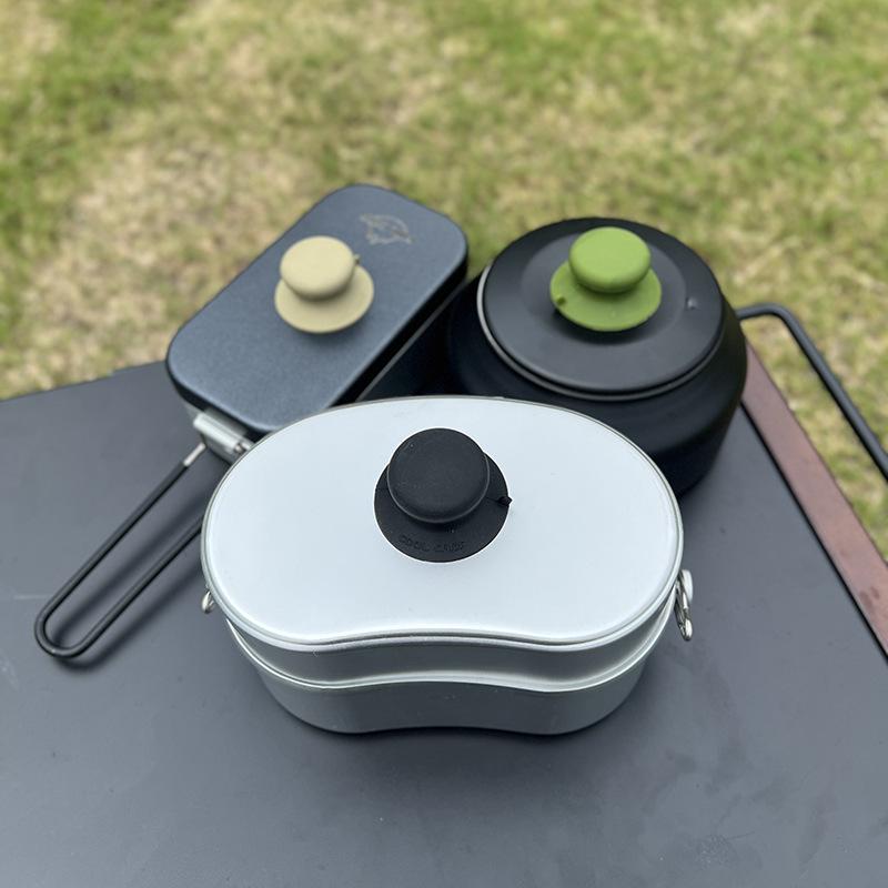 1PC Silicone Pot Lid Knob 4.9c - огляд і ціна Camping Cooking Pot With Lid