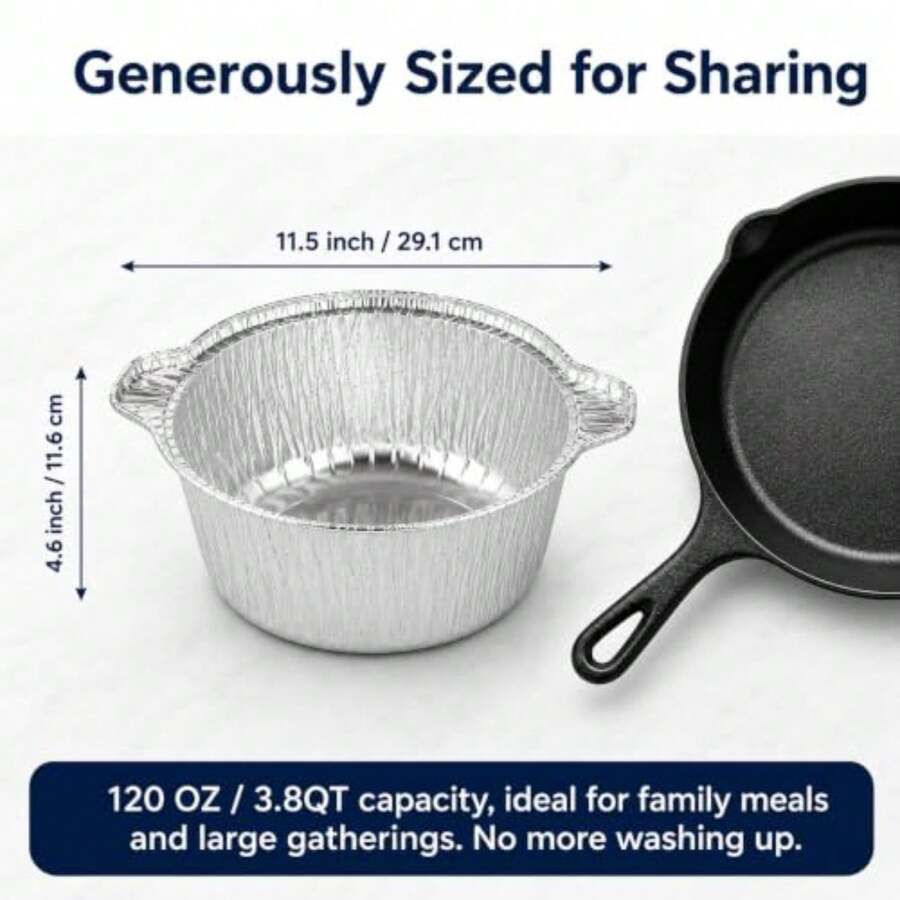 12 Pack Disposable Pot With Li - огляд і ціна Camping Cooking Pot With Lid