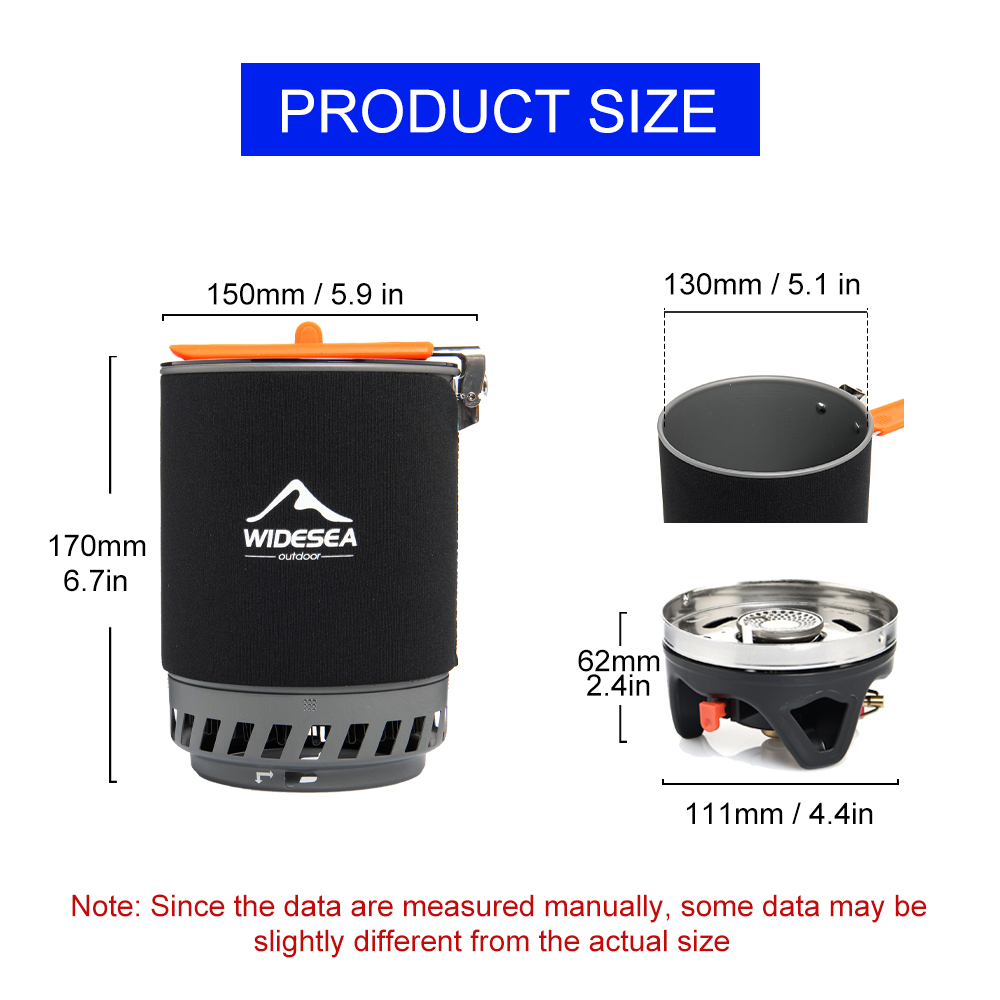 Widesea Camping Cooking System - огляд і ціна Camping Outdoor Cooking Set