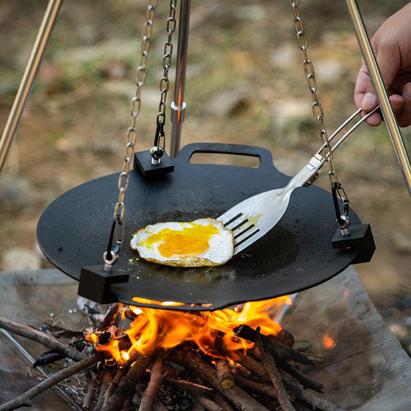 Camping Tripod For Cooking Out - огляд і ціна Camping Cooking Pot Tripod