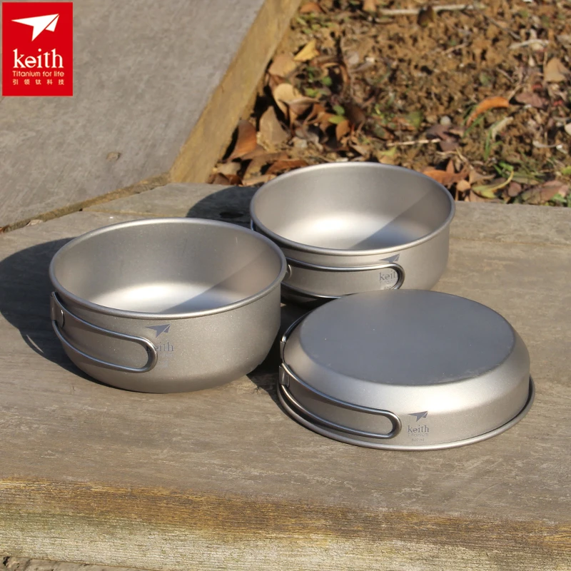 Keith 3PCS Titanium Cookware P - огляд і ціна Camping Cooking Roll