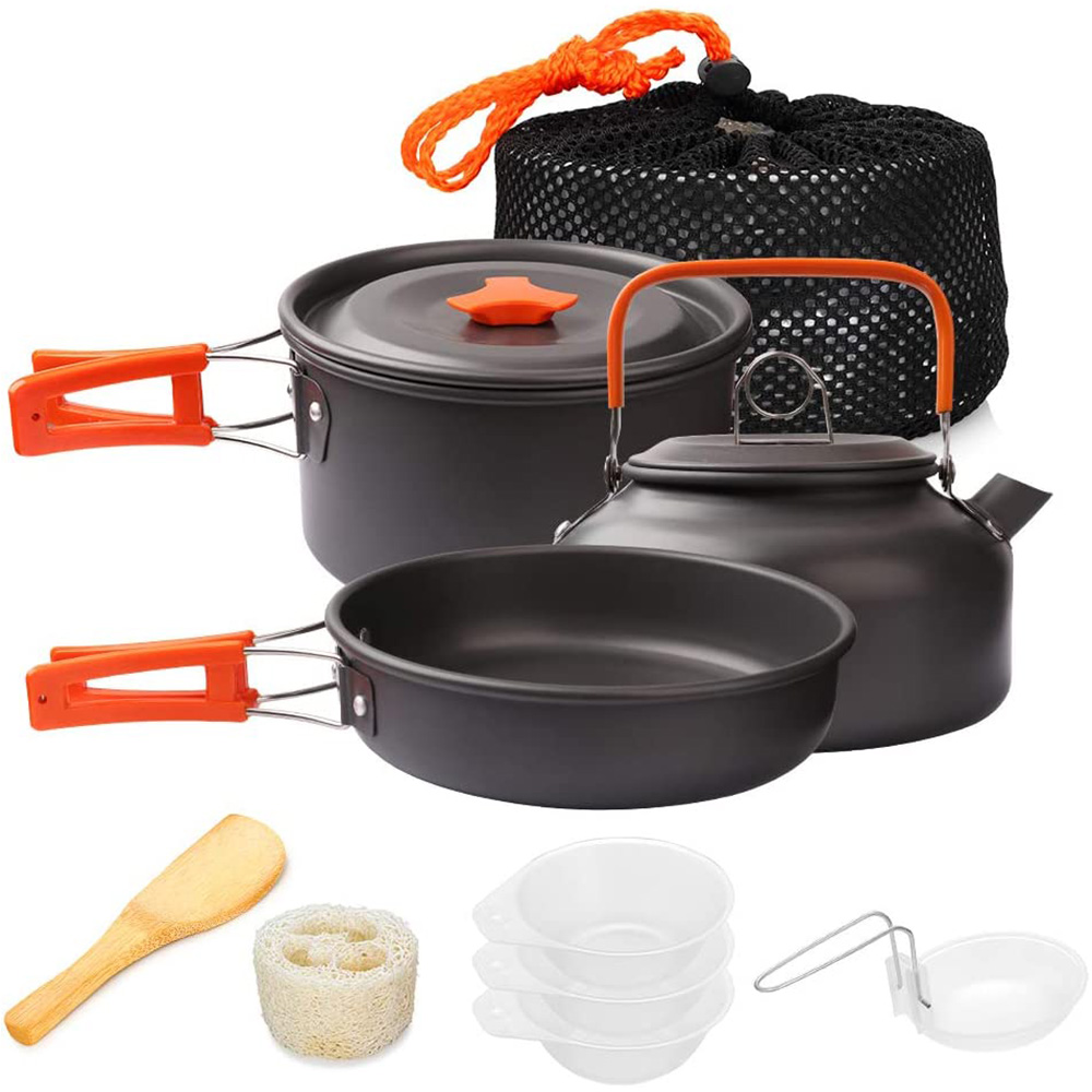 1pcs/1set Camping Cookware Kit - огляд і ціна Camping Cooking Essentials