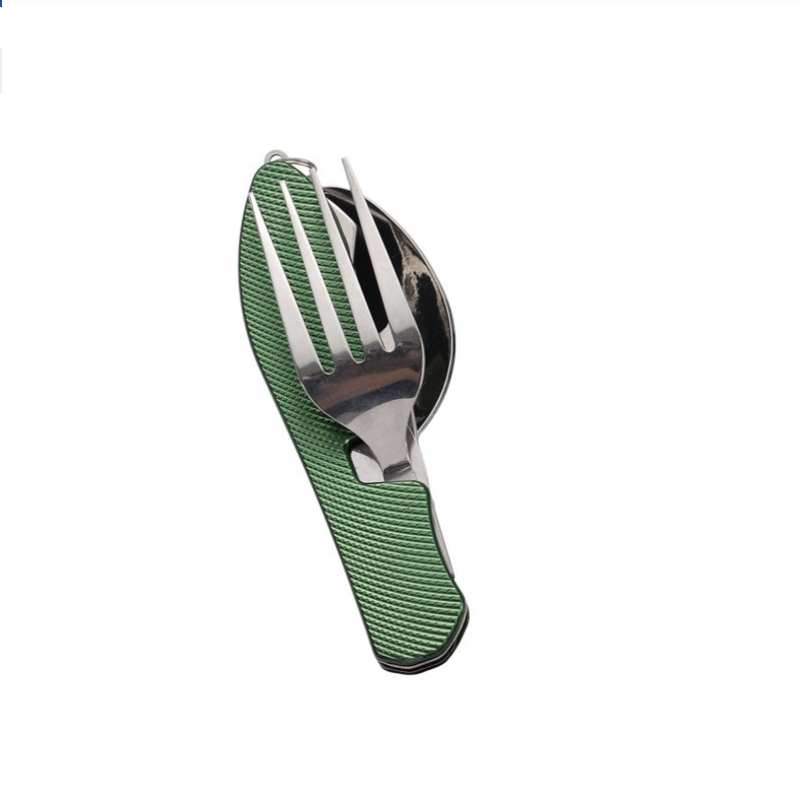 Foldable Stainless Steel Cutle - огляд і ціна Camping Cooking Cutlery Set