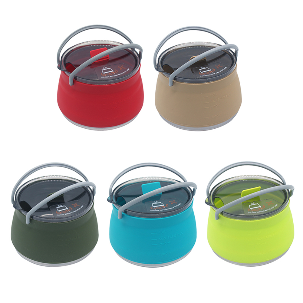 Outdoor Silicone Kettle  1L Ca - огляд і ціна Camping Cooking Options