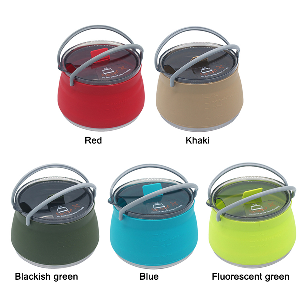 Outdoor Silicone Kettle  1L Ca - огляд і ціна Camping Cooking Options