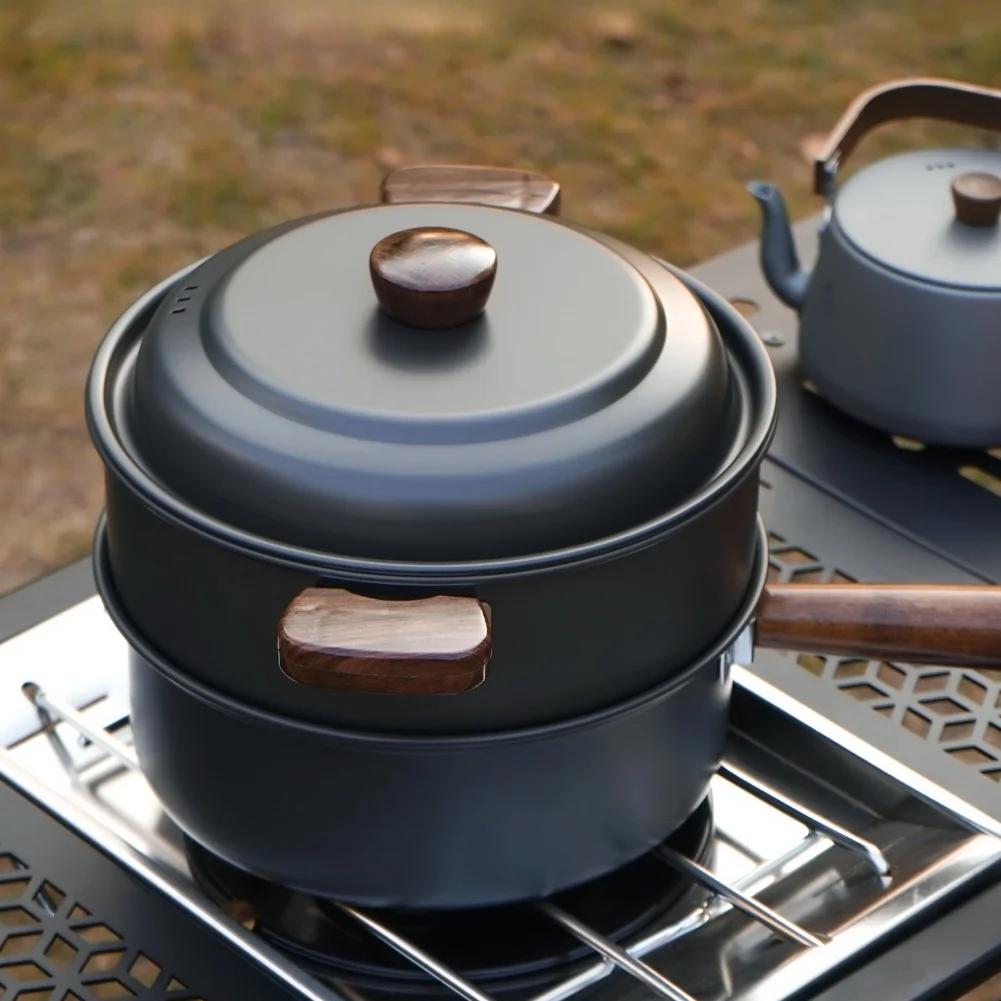 3L Camping Cooking Pot Set Alu - огляд і ціна Camping Cooking Pot With Lid
