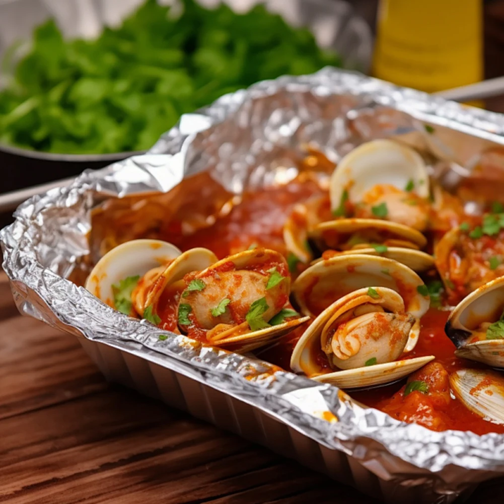 1 Pack Food Grade Disposable T - огляд і ціна Aluminum Foil Heavy Duty