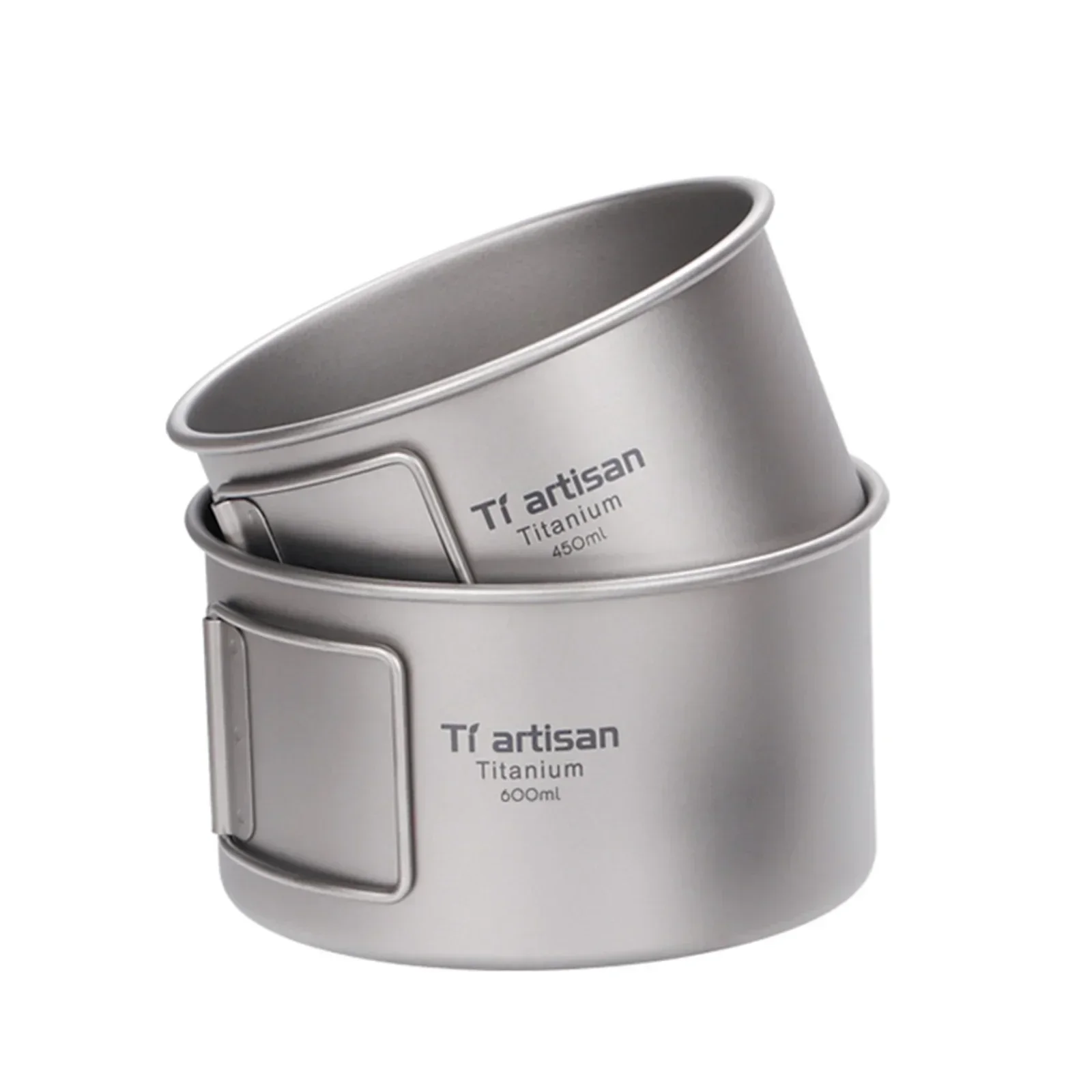 Titanium Bowl With Folding Han - огляд і ціна Camping Cooking Pot With Lid