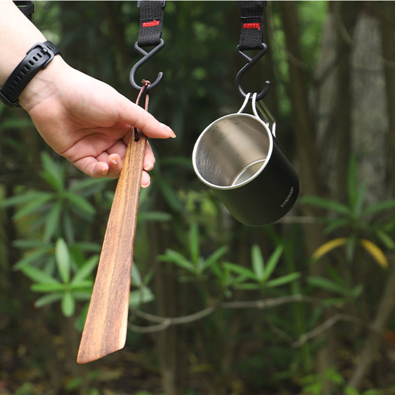 Wooden Spatula Portable Turner - огляд і ціна Camping Cooking Roll