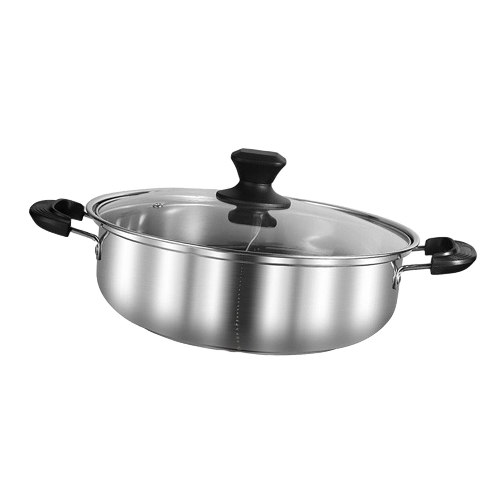 Hot Pot with Divider Cooking P - огляд і ціна Camping Cooking Pot With Lid