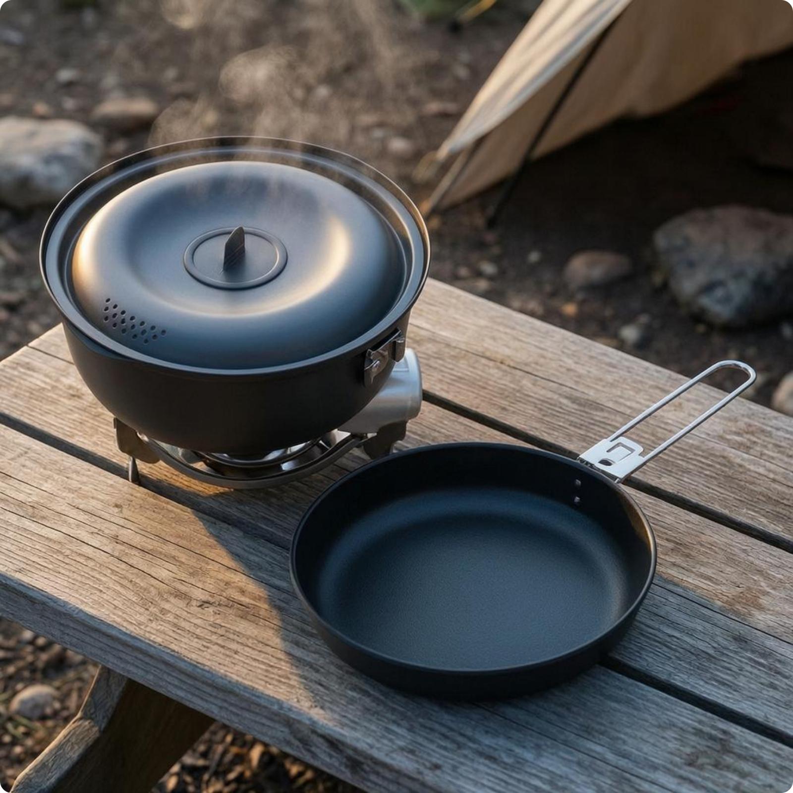 Outdoor Cooking Utensil Nonsti - огляд і ціна Nesting Camping Cooking Set
