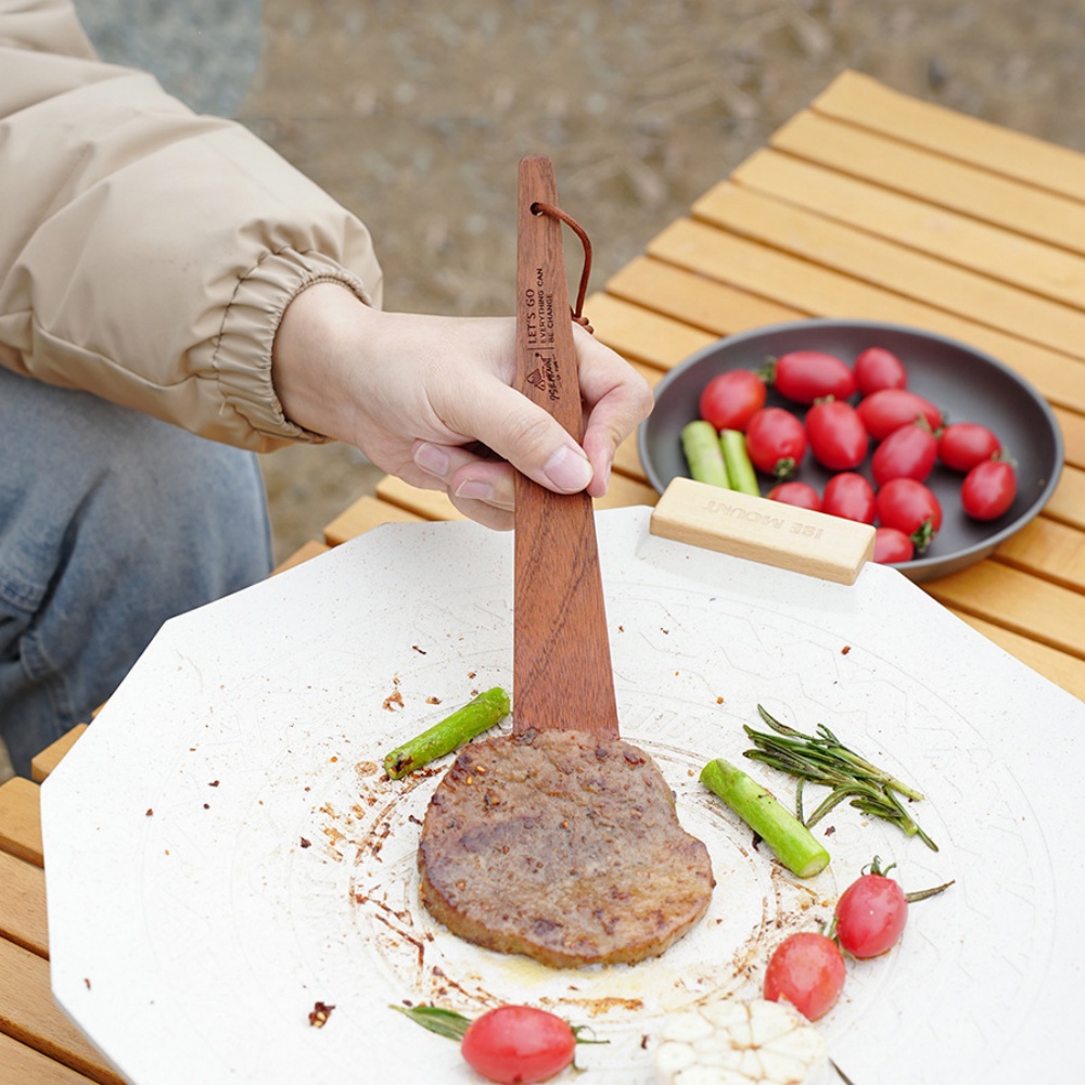 Outdoor Camping Wooden Spatula - огляд і ціна Camping Cooking Roll