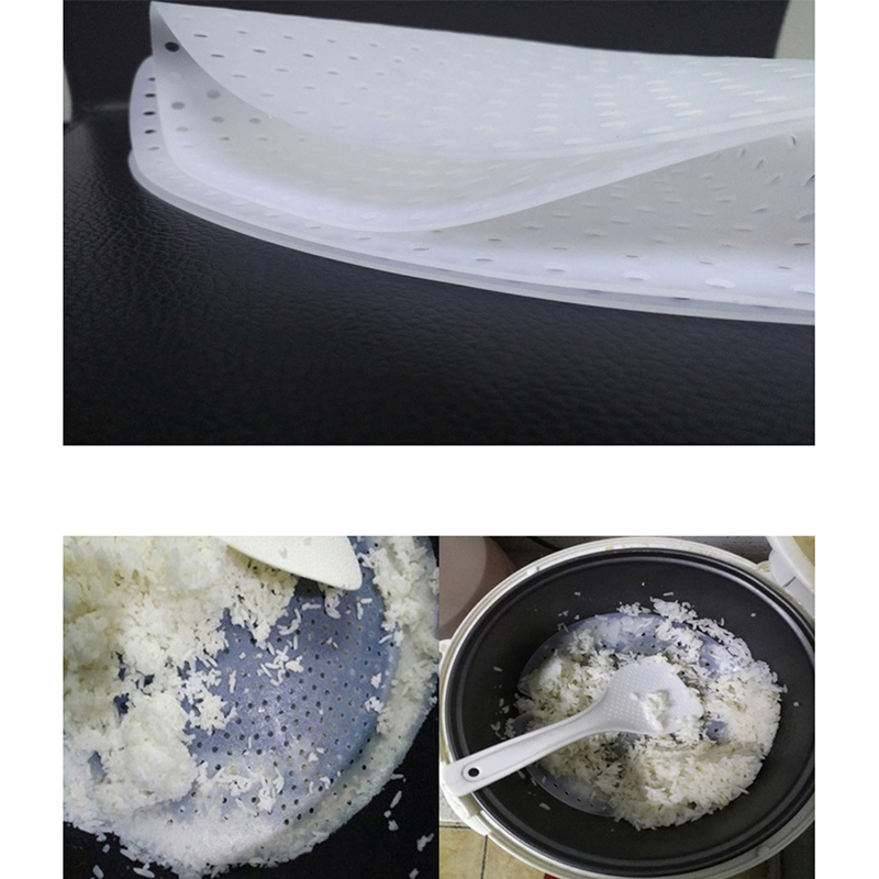 1Pc White Round Rice Steamer M - огляд і ціна Camping Cooking Mat