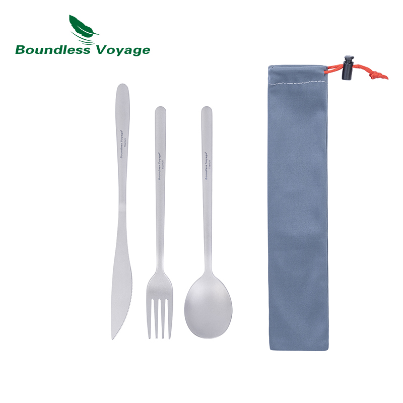 Boundless Voyage Titanium Dinn - огляд і ціна Camping Cooking Cutlery Set