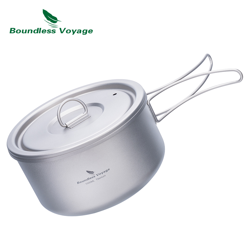 Boundless Voyage Titanium Camp - огляд і ціна Camping Cooking Pot With Lid