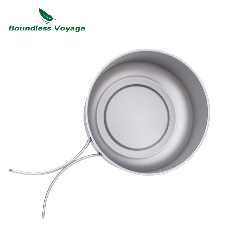 Boundless Voyage Titanium Camp - огляд і ціна Camping Cooking Pot With Lid