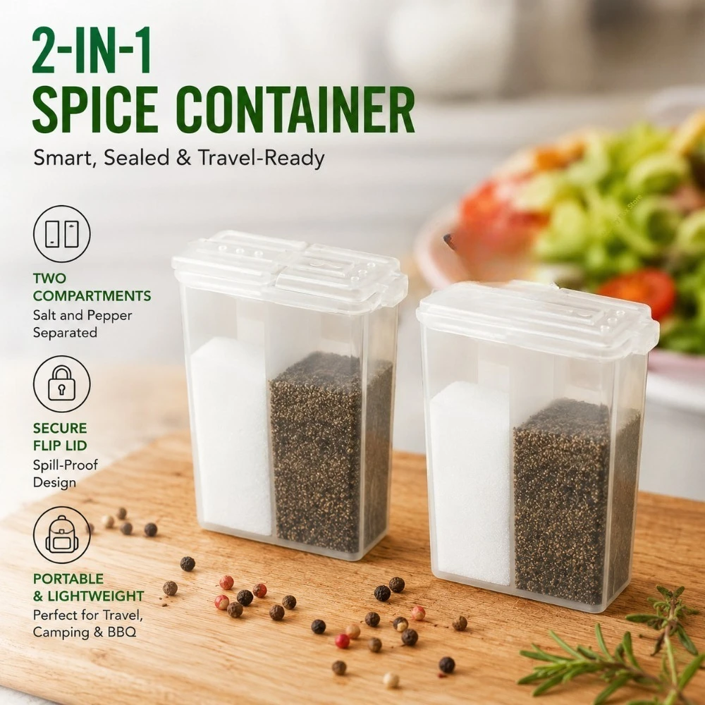 Multi-use 2in1 Spice Jar 2/4/6 - огляд і ціна Camping Cooking Options