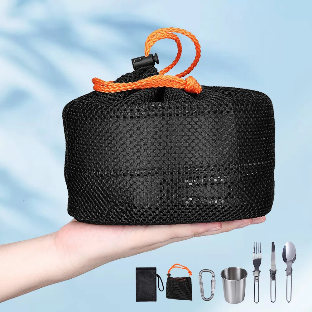 Camping Cookware Kit Kettle Po - огляд і ціна Camping Outdoor Cooking Set