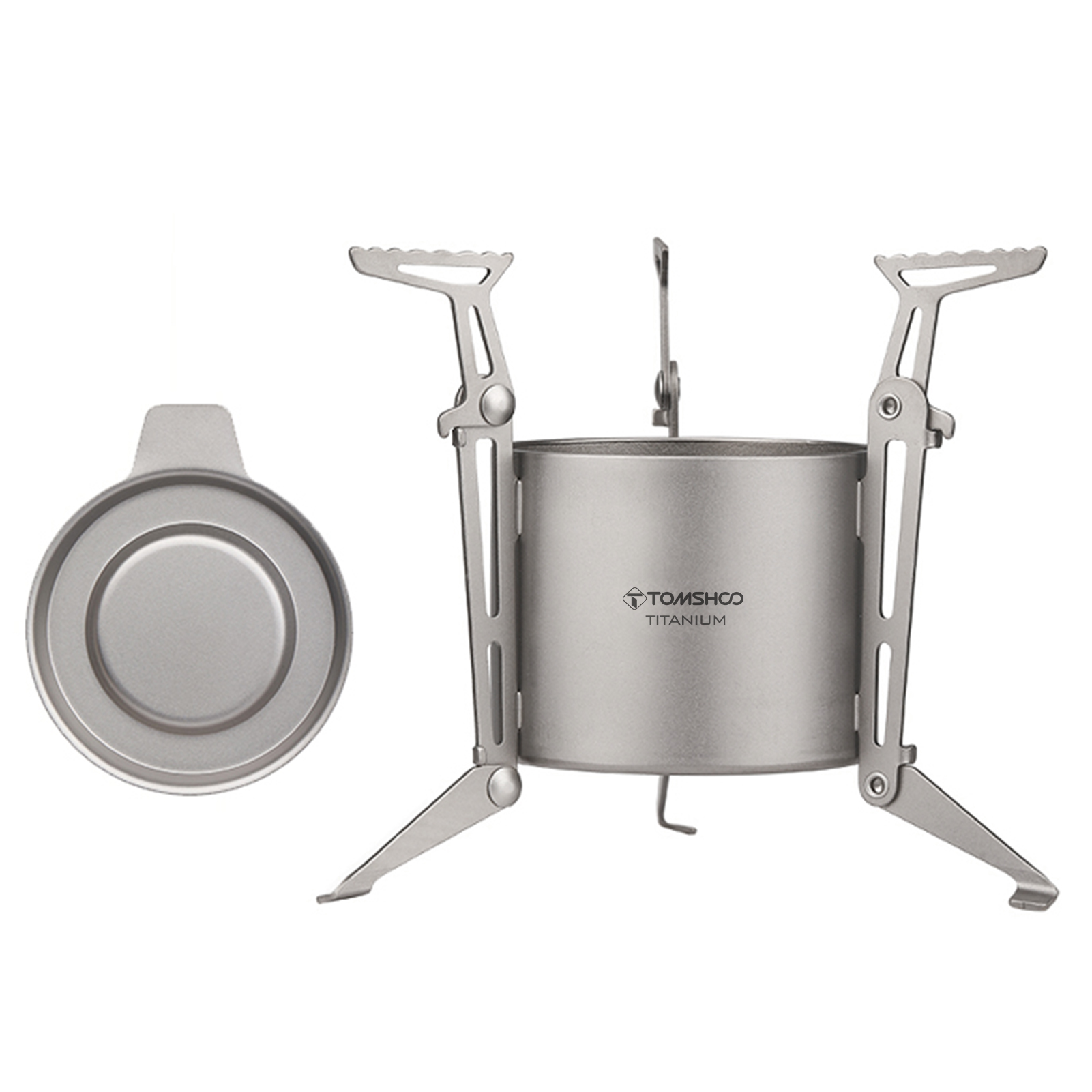 TOMSHOO Ti Alcohol Stove and L - огляд і ціна Camping Cooking Pot With Lid