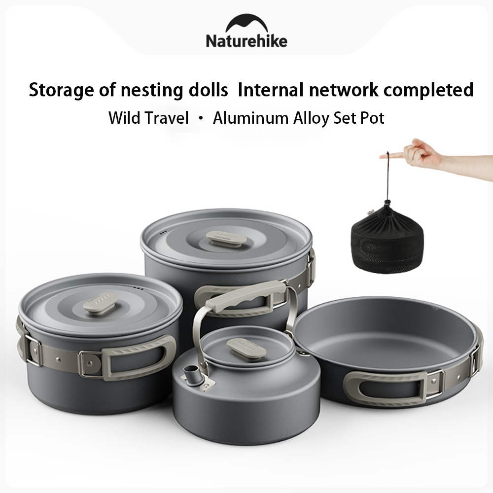 Naturehike Outdoor Pot Set,Cam - огляд і ціна Camping Outdoor Cooking Set