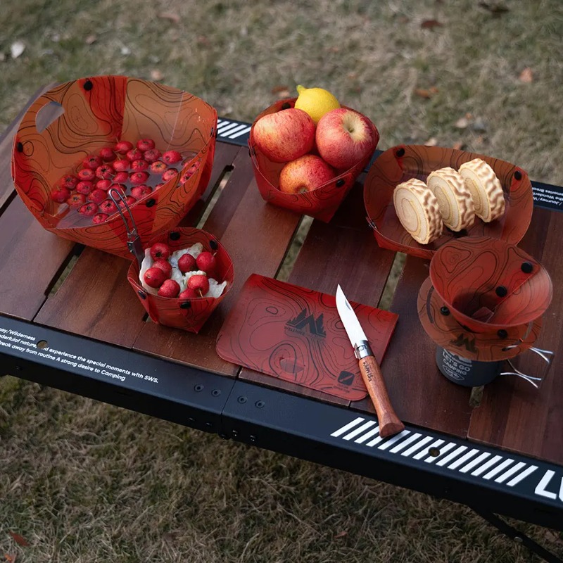 Foldable Camping Tableware Por - огляд і ціна Camping Cooking Roll